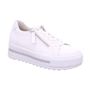 GABOR Sneaker Weiss Leder 