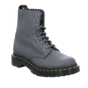 DR. MARTENS Boot Grau Leder 