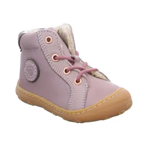 PEPINO Bottine Lauflernschuh Rosa Leder PEPINO Bottine Lauflernschuh Rosa Leder