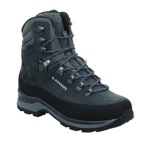 LOWA Trekkingschuhe Blau Leder 