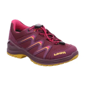 LOWA Sneaker Outdoor Unisex Jugend-Halbschuh Dunkelrot Textil LOWA Sneaker Outdoor Unisex Jugend-Halbschuh Dunkelrot Textil