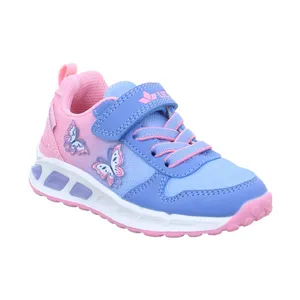 LICO Blinki Kleinkinder-Halbschuh Klett Hellblau Synthetik 