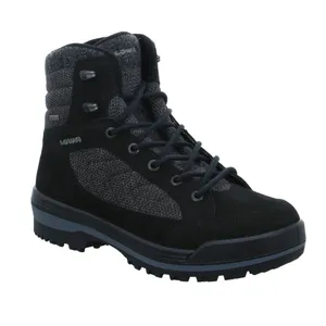 LOWA Snowboots Schwarz Leder 