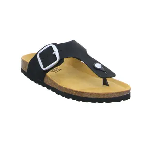 BIOLife Bio-Zehentrenner Schwarz Leder 