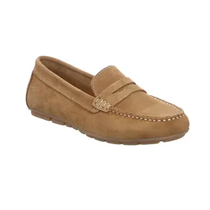 SCHUHENGEL Mokassin Cognac Leder  "Super leicht" 