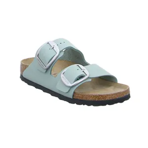 BIRKENSTOCK Bio-Fussbett Pastelgrün Leder 