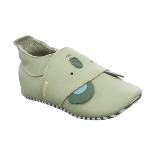 BOBUX Krabbelschuh Grün Leder 
