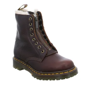 DR. MARTENS RV Abnehmbar Boot Braun Leder 