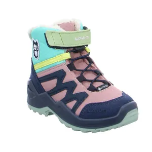 LOWA Snowboot Mädchen Kleinkinder-Snowboot  Membran Blau Textil 