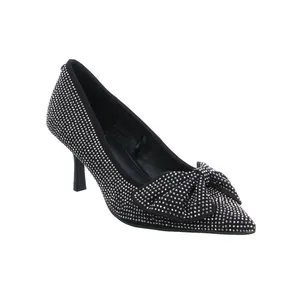 LA STRADA Pumps Schwarz Lederimitat 