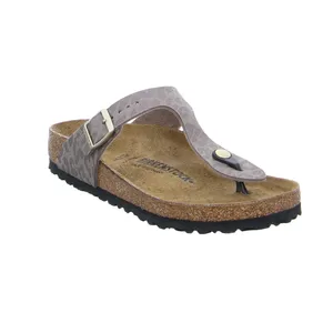 BIRKENSTOCK Bio-Zehentrenner Leopard Lederimitat 