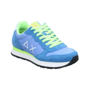 SUN68 Halbschuhe Sneaker Stoff Blau Textil SUN68 Halbschuhe Sneaker Stoff Blau Textil