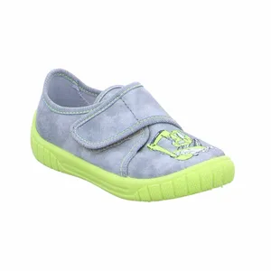 SUPERFIT Kinder-Hausschuh Grau Textil Jungenhausschuh SUPERFIT Kinder-Hausschuh Grau Textil Jungenhausschuh