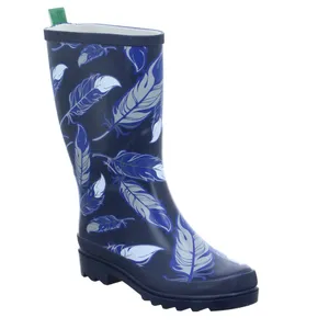 BECK Damen-Gummistiefel Blau Synthetik BECK Damen-Gummistiefel Blau Synthetik