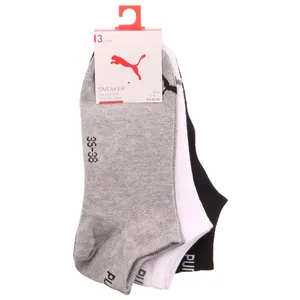 PUMA SOCKEN 3-ER Pack Freizeitsocken Grau Textil PUMA SOCKEN 3-ER Pack Freizeitsocken Grau Textil