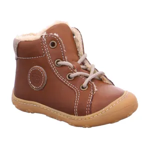 PEPINO Lauflernschuh Cognac Leder Bottine PEPINO Lauflernschuh Cognac Leder Bottine