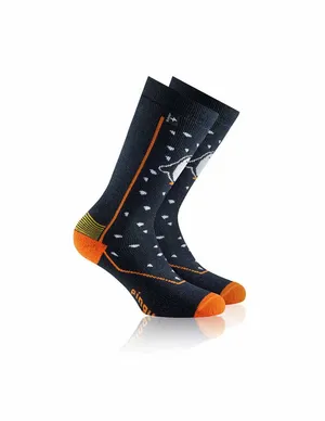 ROHNER Skisocke Pinguin Funktions-Socken Blau Textil ROHNER Skisocke Pinguin Funktions-Socken Blau Textil