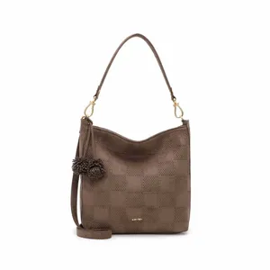 SURI FREY Beuteltasche Taupe Lederimitat SURI FREY Beuteltasche Taupe Lederimitat