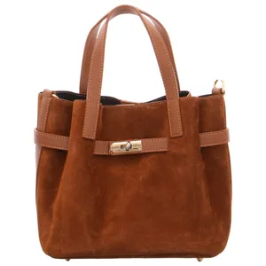 * Henkeltasche Cognac Leder * Henkeltasche Cognac Leder