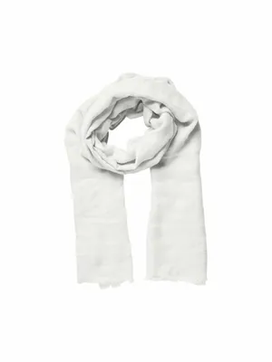 PIECES Schal Weiss Textil 