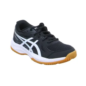 ASICS Upcourt 6 GS Kids Kinder Indoor Schwarz Synthetik ASICS Upcourt 6 GS Kids Kinder Indoor Schwarz Synthetik