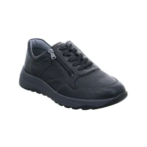 WALDLÄUFER Halbschuh Schwarz Leder WALDLÄUFER Halbschuh Schwarz Leder
