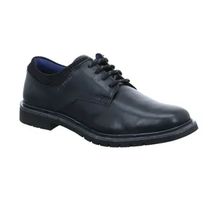 BUGATTI SHOES Halbschuh-City Schwarz Leder 