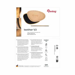 PEDAG Sohlen Beige Leder  Halbsohle 