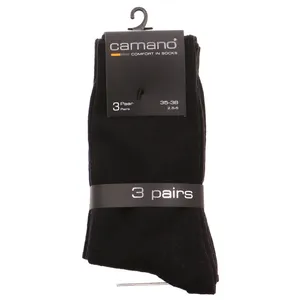 CAMANO Freizeitsocken Schwarz Textil 