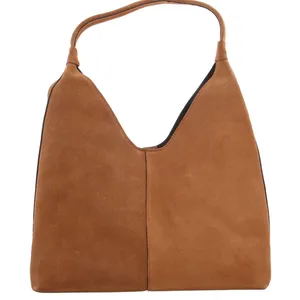 SCHUHENGEL Beuteltasche Camel Leder SCHUHENGEL Beuteltasche Camel Leder