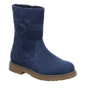 SCHUHENGEL Kleinkinder-Winterstiefel Dunkelblau Leder Lederstiefel SCHUHENGEL Kleinkinder-Winterstiefel Dunkelblau Leder Lederstiefel