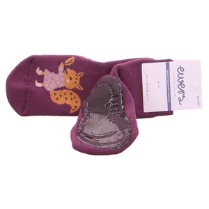 EWERS Vollsohle, Eichhörnchen Antirutsch-Socken Violette Textil EWERS Vollsohle, Eichhörnchen Antirutsch-Socken Violette Textil