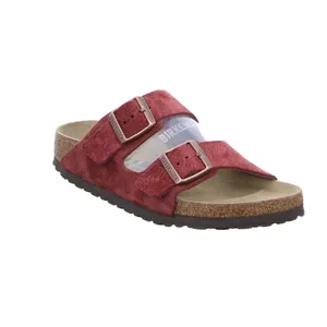 BIRKENSTOCK Bio-Fussbett Bordeau Leder 