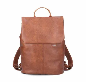 ZWEI Rucksack Cognac Lederimitat 