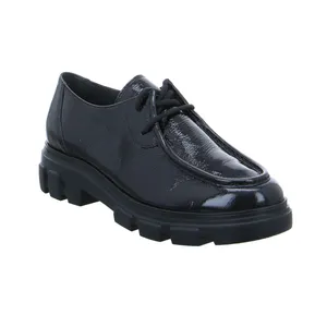 PAUL GREEN Schnürschuh Schwarz Leder 