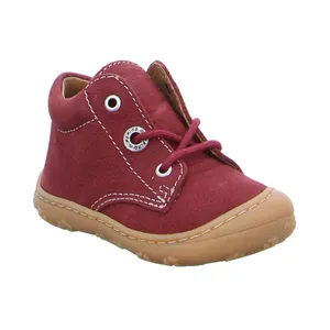 PEPINO Lauflernschuh Dunkelrot Leder Bottine Unisex PEPINO Lauflernschuh Dunkelrot Leder Bottine Unisex