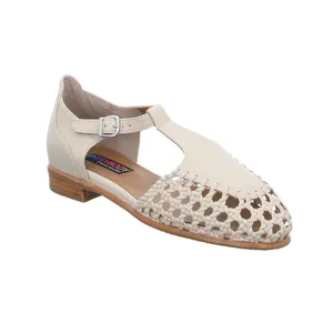 EVERYBODY Slipper Beige Leder 