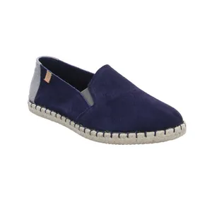 * Halbschuh-Schlüpfer Blau Leder * Halbschuh-Schlüpfer Blau Leder
