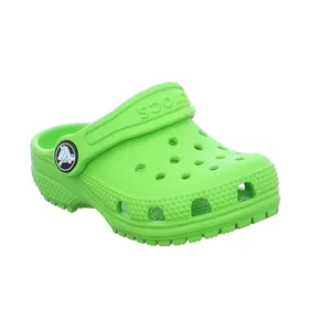 CROCS Badeschuhe Kinder Grün Leder 