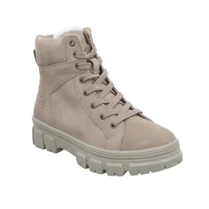 SCHUHENGEL Boot Taupe Leder SCHUHENGEL Boot Taupe Leder