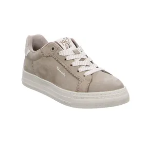 TAMARIS Sneaker Taupe Leder 