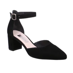 GABOR Pumps Schwarz Leder 