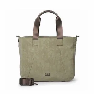 KCB VEGAN BAGS Shopper Khaki Textil 