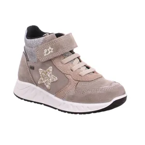 LURCHI Sneaker high Jugend-Boot Taupe Leder 