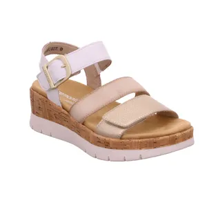 REMONTE Sandalette Beige Leder 