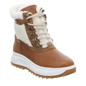 * Snowboot Cognac Textil  mit Sympatex 100% Wasserdicht 