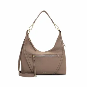 SURI FREY Beuteltasche Taupe Lederimitat SURI FREY Beuteltasche Taupe Lederimitat