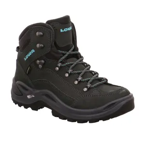 LOWA Gore-Tex Wander- Bergschuh Damen Grau Leder 