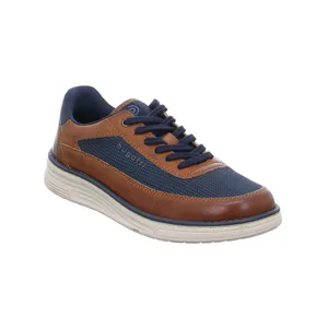 BUGATTI SHOES Halbschuhe Sneaker Cognac Lederimitat BUGATTI SHOES Halbschuhe Sneaker Cognac Lederimitat