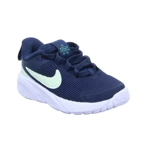 NIKE - Blau Lederimitat 